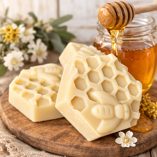 Honey Bee and Calendula