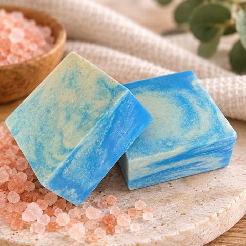 Himalayan Salt Scrub Bar with Aloe Vera