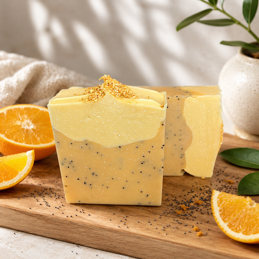 Orange and Poppyseed Soap